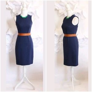 MICHAEL KORS COLLECTION Italy Sheath Dress 2 Blue